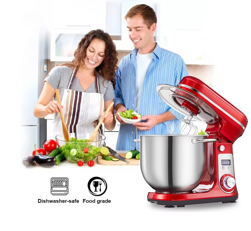 Keukenmachine 6L – 1200W Stand Mixer met 6 Snelheden