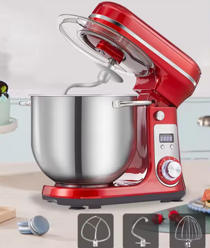 Keukenmachine 6L – 1200W Stand Mixer met 6 Snelheden