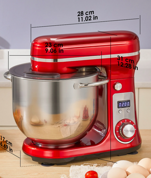 Keukenmachine 6L – 1200W Stand Mixer met 6 Snelheden