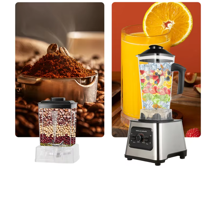 Professionele Blender 6000W – 2.5L Smoothie Maker en Food Processor