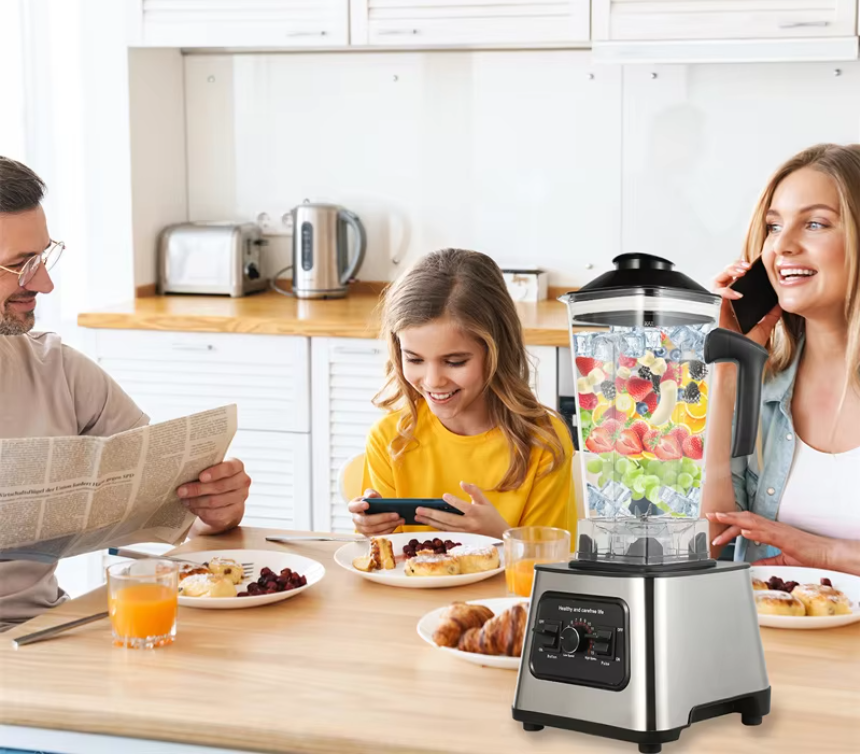 Professionele Blender 6000W – 2.5L Smoothie Maker en Food Processor