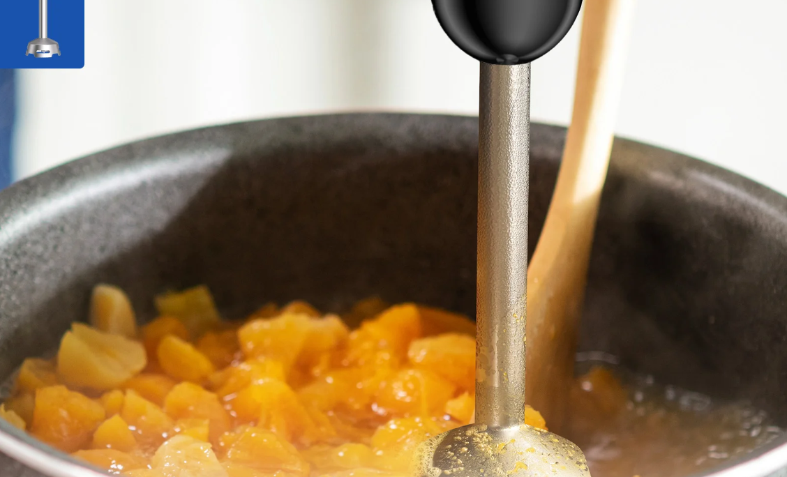 Staafmixer 3-in-1 RVS – Handblender met Garde en Melkopschuimer