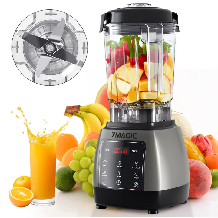 Professionele Blender 2000W – 2L Smoothie Maker met Timer