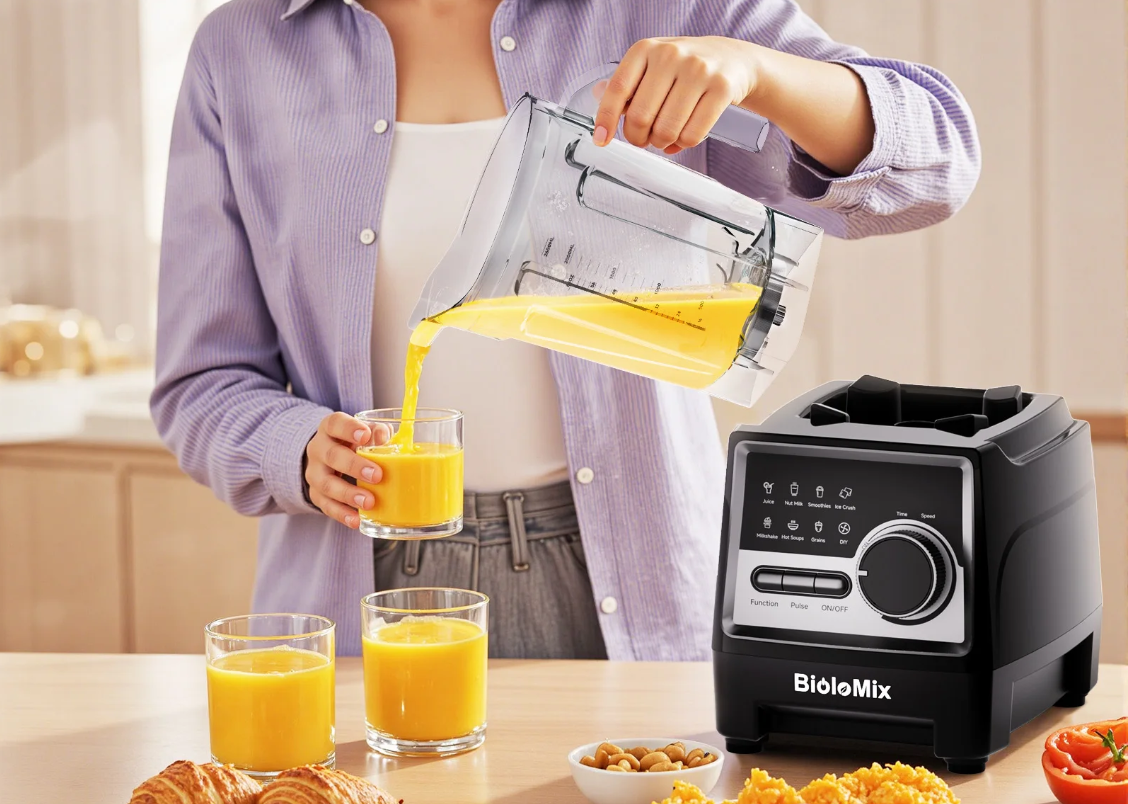 Professionele Blender 1500W – 2.6L Smoothie Maker met 6 Messen