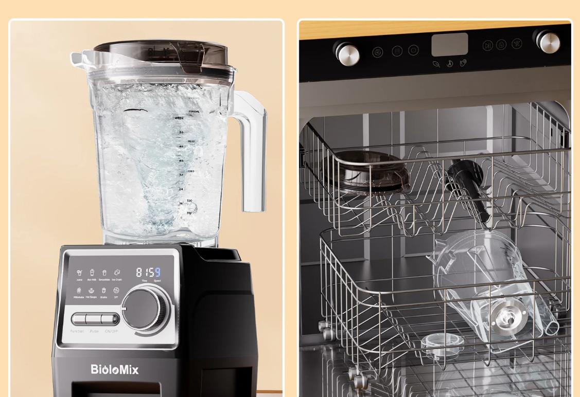 Professionele Blender 1500W – 2.6L Smoothie Maker met 6 Messen
