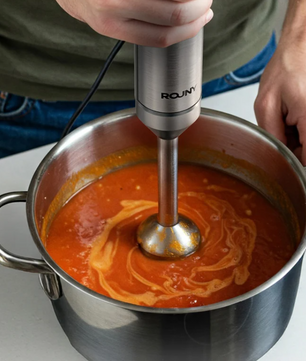 Staafmixer 4-in-1 1200W – RVS Handblender met 14 Snelheden