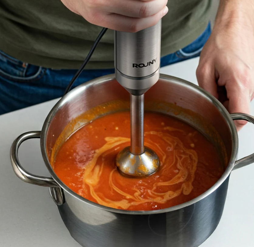 Staafmixer 4-in-1 1200W – RVS Handblender met 14 Snelheden