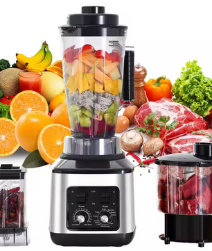 3-in-1 Blender 9500W – Multifunctionele Smoothie Maker met 3 Bekers