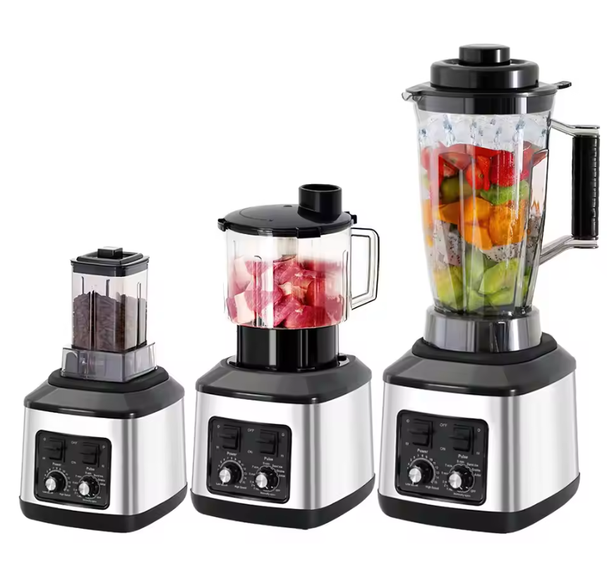 3-in-1 Blender 9500W – Multifunctionele Smoothie Maker met 3 Bekers