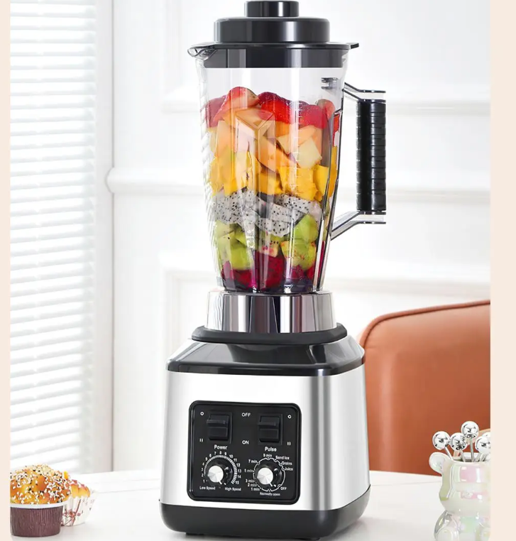 3-in-1 Blender 9500W – Multifunctionele Smoothie Maker met 3 Bekers