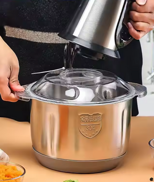 Hakmolen 5L – Elektrische Foodprocessor met RVS Kom