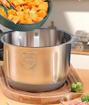 Hakmolen 5L – Elektrische Foodprocessor met RVS Kom