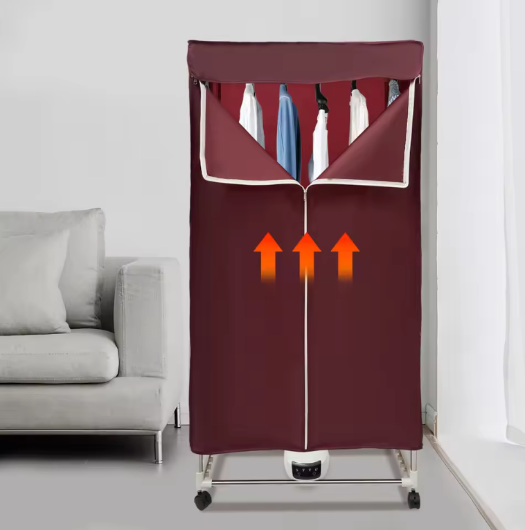 Draagbare Kledingdroger 1500W – Mini Wasdroger voor Reizen