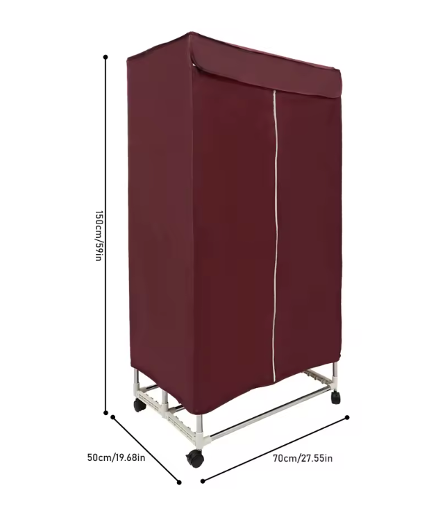 Draagbare Kledingdroger 1500W – Mini Wasdroger voor Reizen