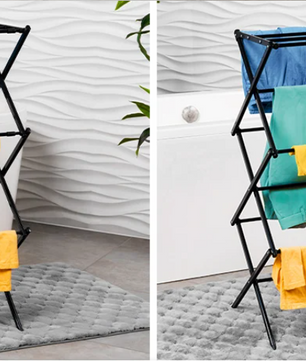 Opvouwbaar Droogrek 3 Lagen – Compact Wasrek voor Binnen en Buiten