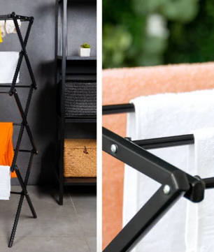 Opvouwbaar Droogrek 3 Lagen – Compact Wasrek voor Binnen en Buiten