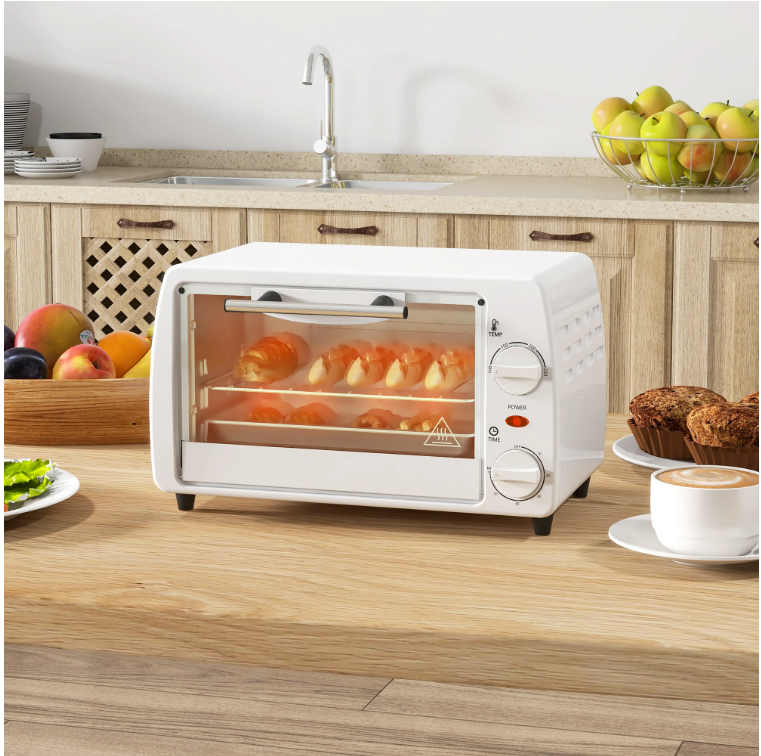 Mini Oven 10L – Compacte Elektrische Oven met Timer en Temperatuur