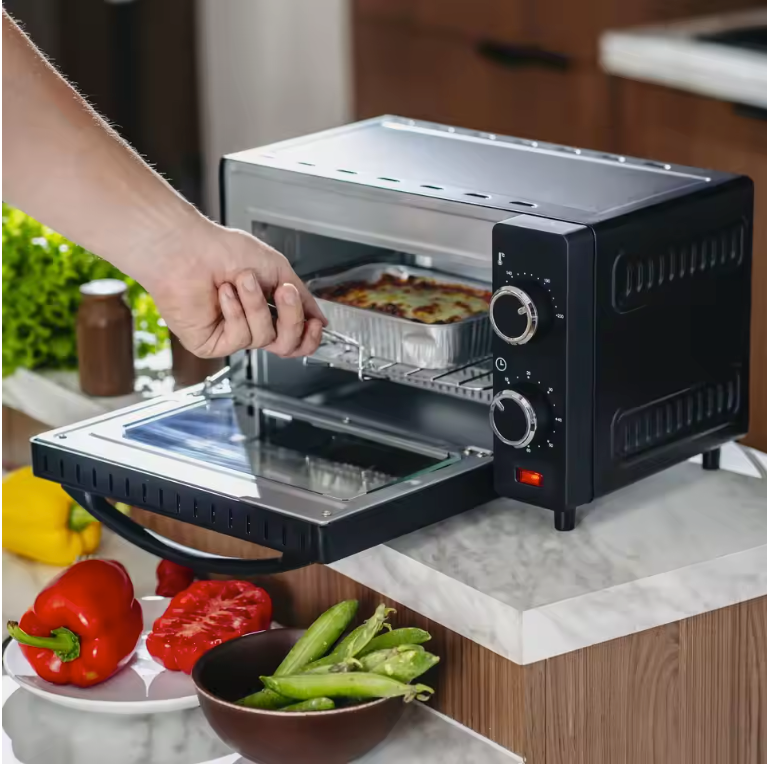 Mini Oven 9L – Compacte Elektrische Oven met Timer en Temperatuurregeling
