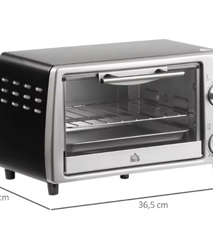 Mini Oven 10L – Elektrische Tafeloven met Timer en Temperatuur