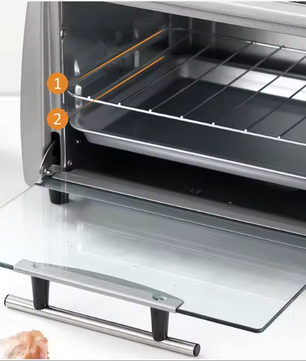 Mini Oven 10L – Elektrische Tafeloven met Timer en Temperatuur