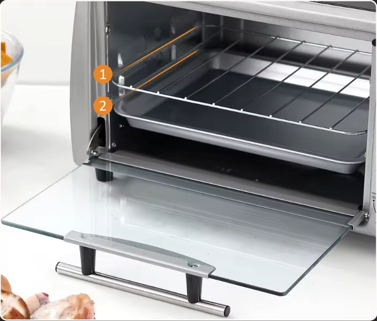 Mini Oven 10L – Elektrische Tafeloven met Timer en Temperatuur