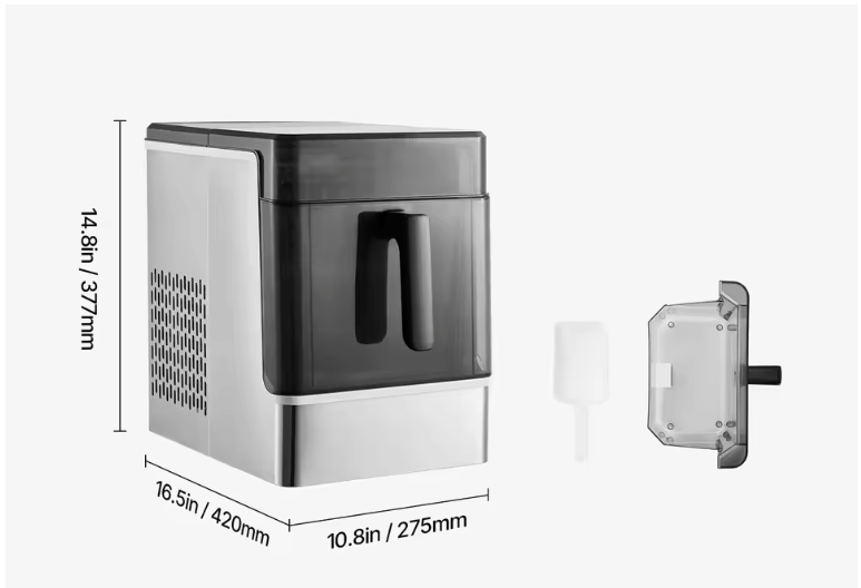IJsblokjesmachine 20kg/24u – Snelle IJs Maker met Zelfreiniging