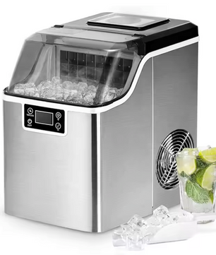 IJsblokjesmachine 24kg/24u – RVS IJs Maker met Zelfreiniging en Timer