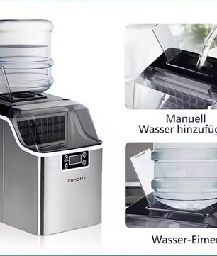 IJsblokjesmachine 24kg/24u – RVS IJs Maker met Zelfreiniging en Timer