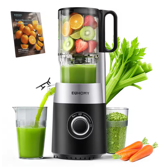 Slow Juicer – Cold Press Sapcentrifuge met 135 mm Vulopening en Triple Filter