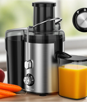Sapcentrifuge – Elektrische Juicer met 2 Snelheden en Brede Vulopening