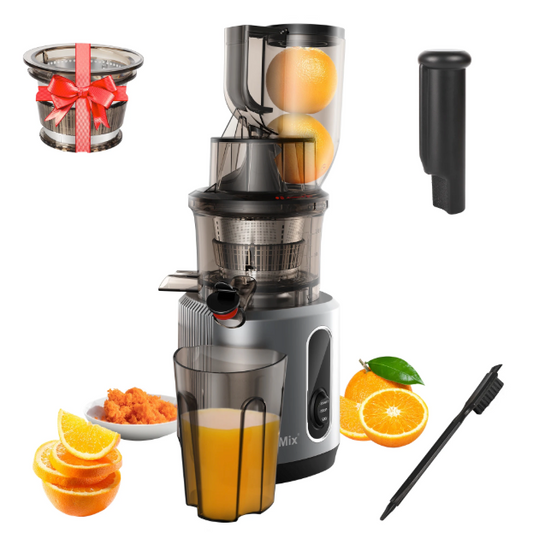 Slow Juicer – Cold Press Sapcentrifuge met 75 mm Vulopening en 200W Motor