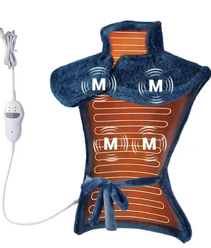 Elektrisch Warmtekussen – Nek en Schouders met Massage en Timer
