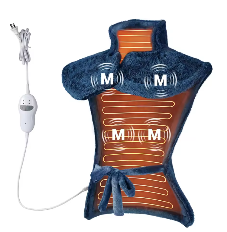 Elektrisch Warmtekussen – Nek en Schouders met Massage en Timer