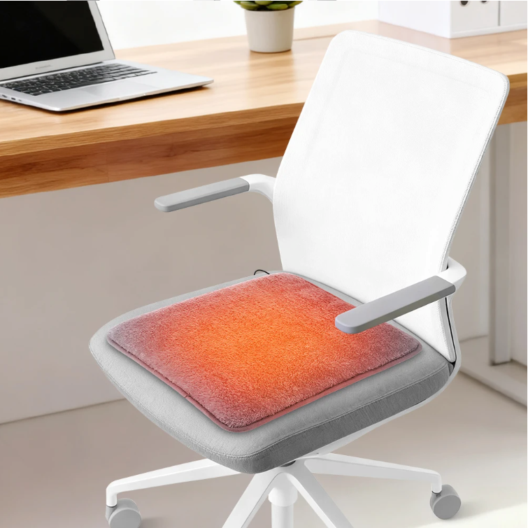 USB Verwarmd Zitkussen – Stoelverwarming met 4 Standen en Timer