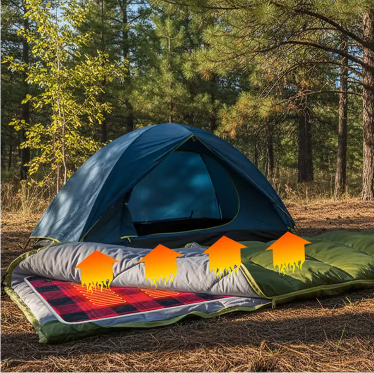 USB Verwarmd Zitkussen 45×90 cm – Opvouwbaar met 3 Standen