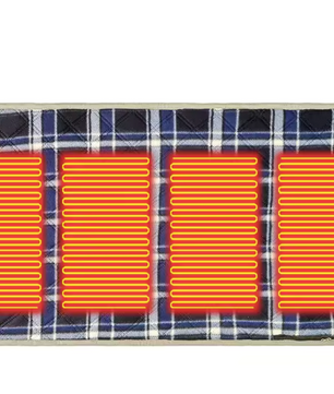 USB Verwarmd Zitkussen 45×90 cm – Opvouwbaar met 3 Standen
