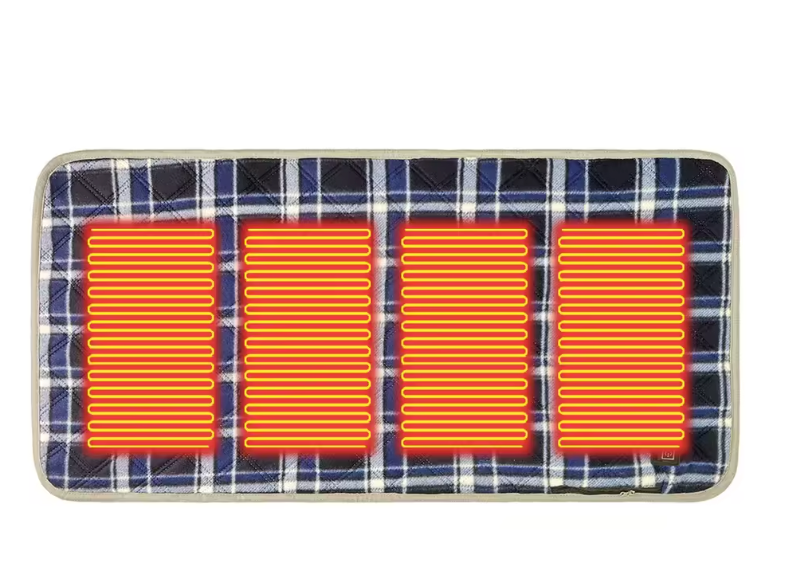 USB Verwarmd Zitkussen 45×90 cm – Opvouwbaar met 3 Standen