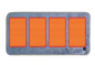 USB Verwarmd Zitkussen 45×90 cm – Opvouwbaar met 3 Standen