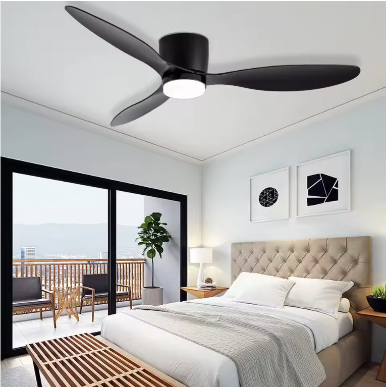 Plafondventilator met LED – Stil, 6 Snelheden en Afstandsbediening
