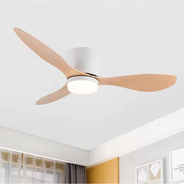 Plafondventilator met LED – Stil, 6 Snelheden en Afstandsbediening