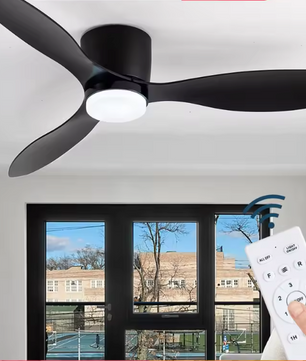 Plafondventilator met LED – Stil, 6 Snelheden en Afstandsbediening