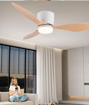 Plafondventilator met LED – Stil, 6 Snelheden en Afstandsbediening