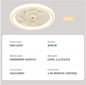 Plafondventilator met LED – Modern Design met Afstandsbediening