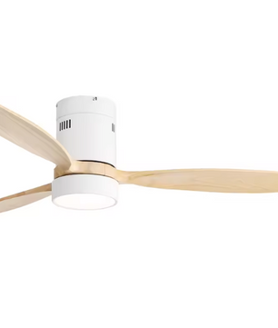 Plafondventilator 132 cm met LED – 6 Snelheden en Afstandsbediening