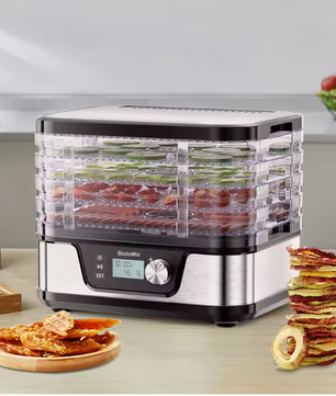 Voedseldroger 5 Lagen – Dehydrator met Timer en Temperatuurregeling