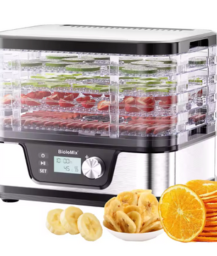 Voedseldroger 5 Lagen – Dehydrator met Timer en Temperatuurregeling