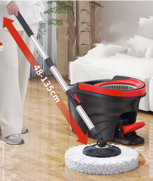 Dweilset met Emmer – Roterende Mop met Twist Systeem