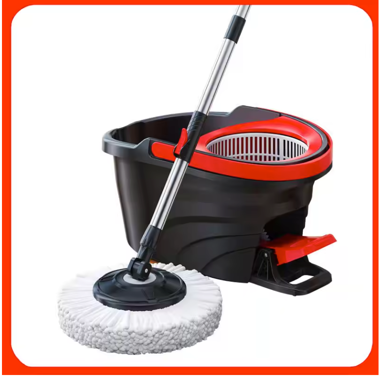 Dweilset met Emmer – Roterende Mop met Twist Systeem