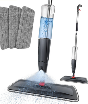 Spray Mop met Reservoir 700 ml – 360° Dweil met 3 Pads
