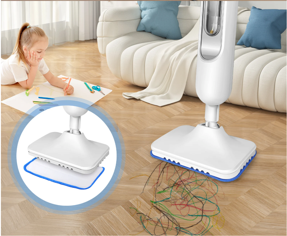 Stoomreiniger 12-in-1 – Elektrische Stoommop met Handstomer